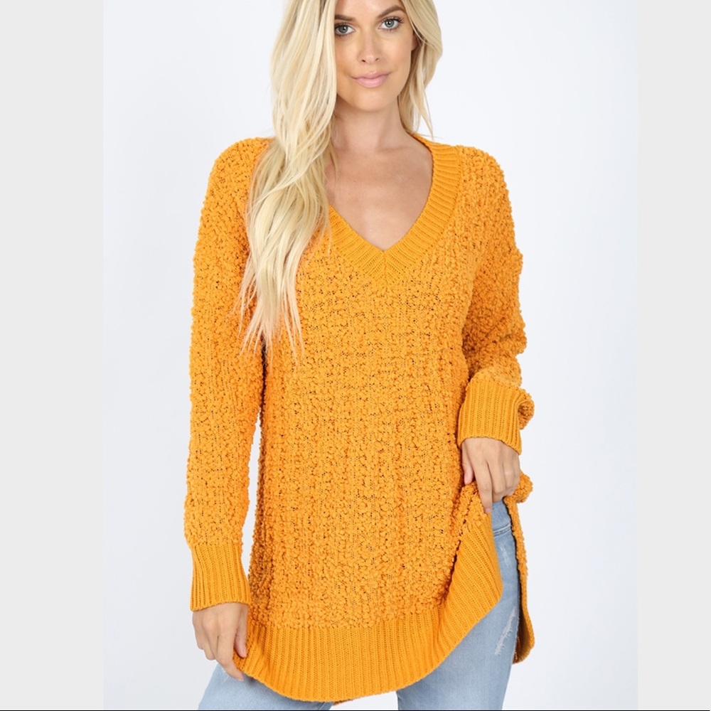 Mustard Popcorn Boutique Sweater